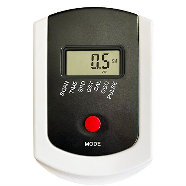 Monitor Speedometer med pulsmåler kompatibel med stationære fitnesscykler, magnetisk cykel-F