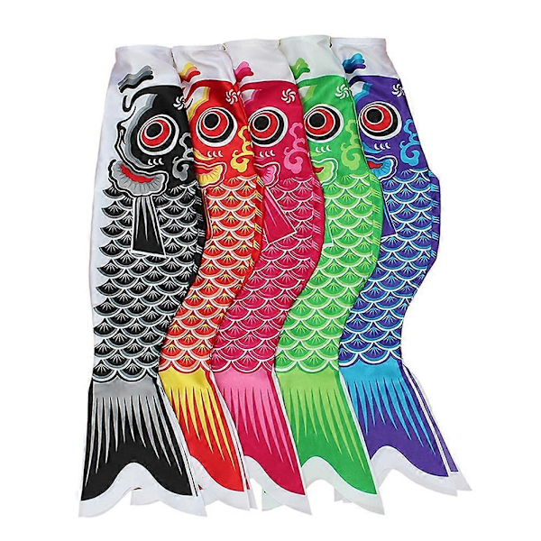 55cm Japansk Nobori Koinobori Karpe Streamer Vindpose Fisk Flag Drage Hjemmeindretning JIKAIX Blue