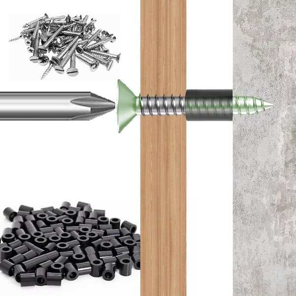 Jalleria 100 stk. runde ABS-afstandsstykker, isolerende plastafstandsstykker, M4 plastskiver til M4-skruer, 7 x 5 mm, til printplader
