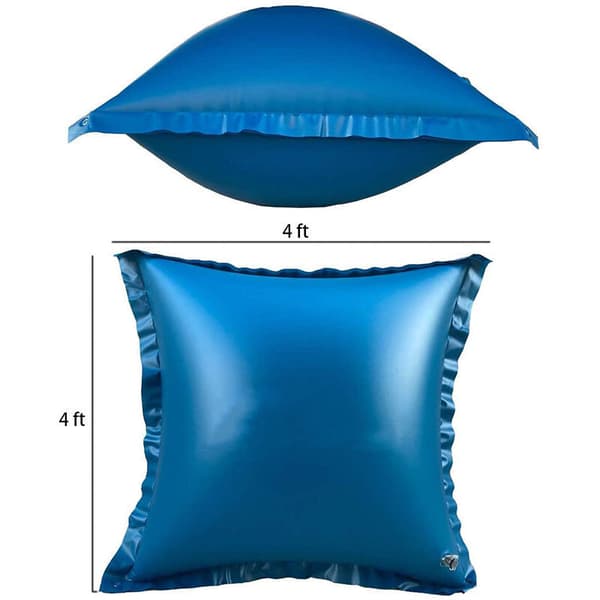 1,2x1,2M Vinter Pool Luftpude, Vinterklargøring Pool Pude, Vinter Pool Pude, Oppustelig Pool Pude, til Oppustelige Pools, Spabade
