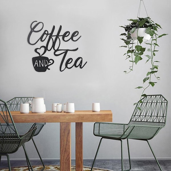 Kaffe- och Te-skylt Hängande Ornament Modell Dekorationstillbehör