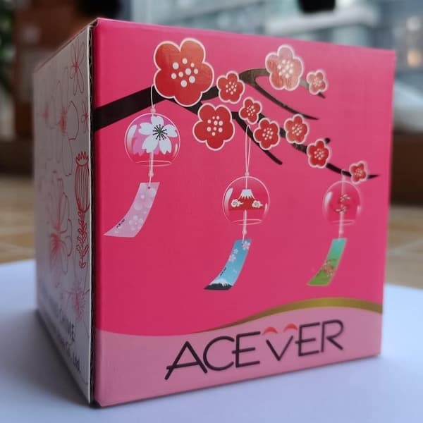 Japanske glasklokker Håndlavede glas solfangere Fødselsdag Jul Nytår Valentinsdag Mors Dag Tilbage til skolen
