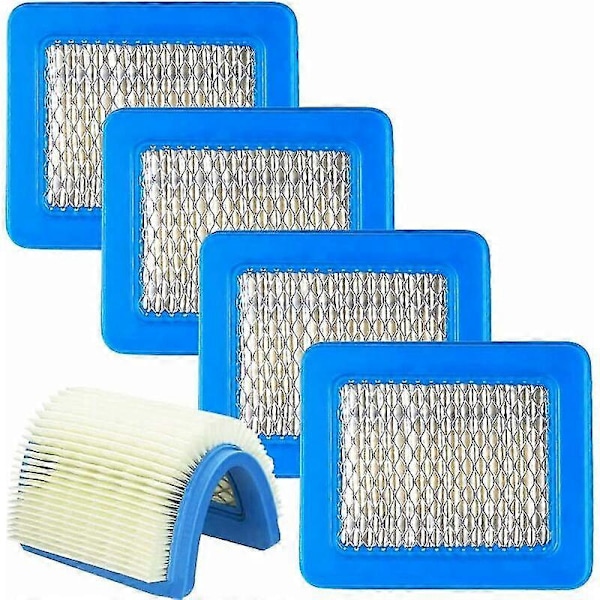 Motorluftfilter 5st Motorluftfilter Gräsklippartillbehör Luftfilterpatron Luftfilter För Skjutgräsklippare Ersättning Blått Traktorluftfilter 13c