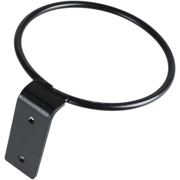 Sort metal blomsterpotteholder, 3 stk, 15 cm, hængende ring til blomsterpotter, til have og altan