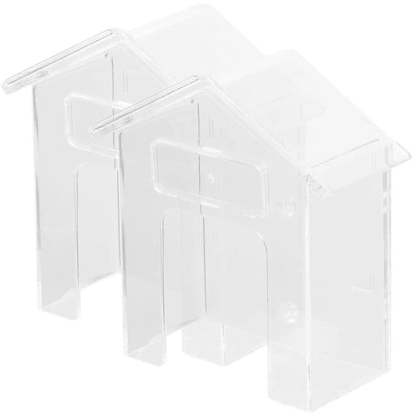 2 st Dörrklocka Vattentäta Skydd Vattentäta Dörrklocksskydd Plast Dörrklocksskydd