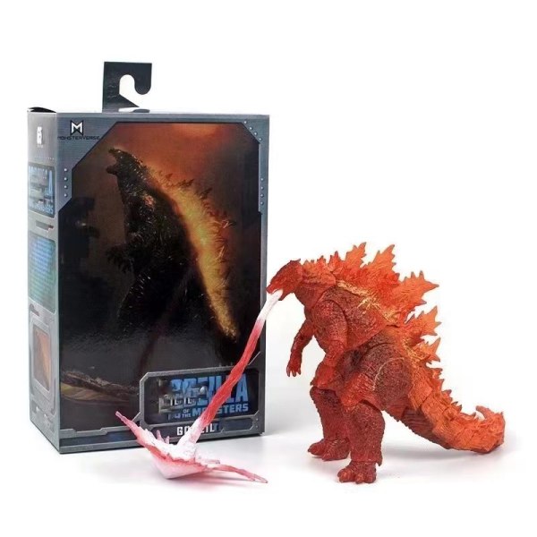 Godzilla Playmates, Monsterverse, Action Figure, Giant #yg Red Lotus Godzilla