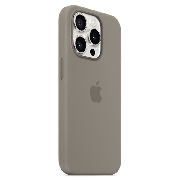 Silikonfodral för iPhone 15 Pro Grey