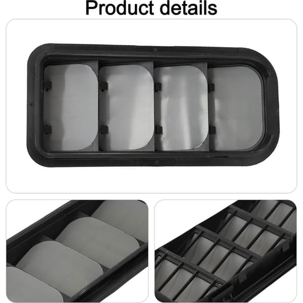 Ventilationsgitter til GOLF MK7 (2015-2021), bageste sidepanel, OEM varenummer 7N0819465F, lavet af robust ABS-materiale
