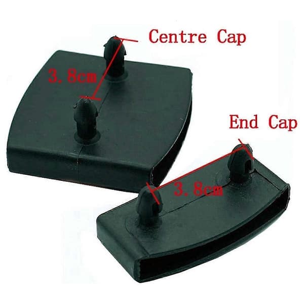 24 stk. 55 mm x 9 mm Plast Lamellholder Erstatningshetter For Feste Av Trelameller B