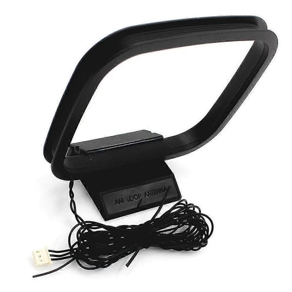 1 stk Fm Am Loop Antenne For Mottaker Med 3-pin Mini-kontakt For Sharp Chaine Stereo Av Mottaker Ny -Sy