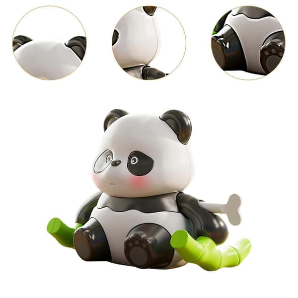 Gående Panda Leke Søt Opptrekk Leke for Gutter Småbarn Bursdagsgaver