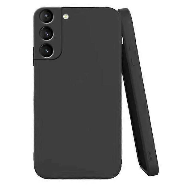 Tyndt Sort Galaxy S22 Cover Mobilcover Med Linsebeskyttelse sort