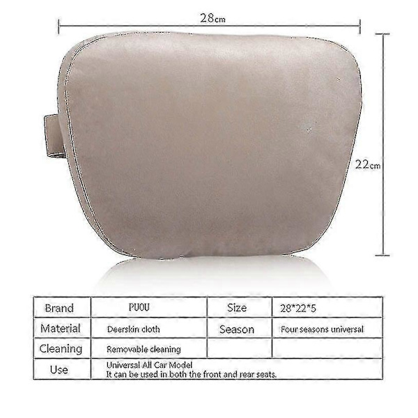 Topkvalitets nakkestøtte til bil / Maybach Design S Klasse Blød 1Pcs Beige