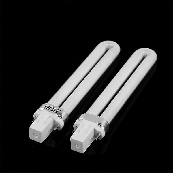 10 stk. 9w Negle UV Maskine 365nm Lampe Pære Rør