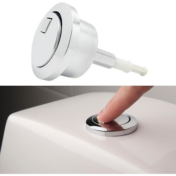 Geberit Type 280 Dobbel Skyll Trykknapp Erstatning, ABS Krom Platering - Legg Til Stil på Badet Ditt