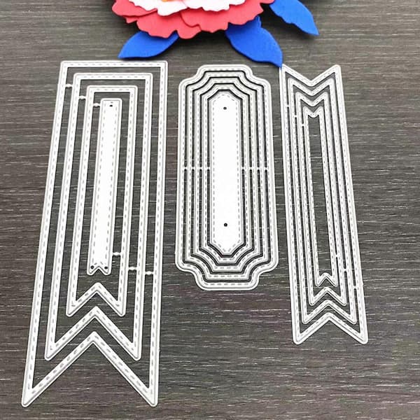 Handkonto Kolstål Skärformar Handgjord DIY Stencil Form Prägling