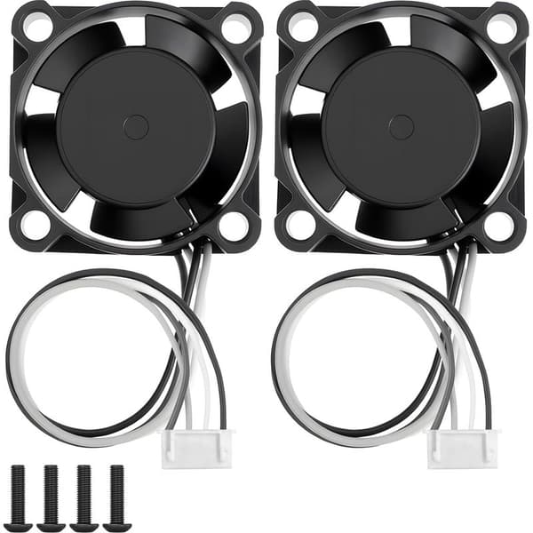 Hotend køleventilator til Bambu Lab X1/X1C, pakke med 2 højhastigheds lydløse ventilatorer 18000RPM – Hotend køletilbehør til 3D-printere