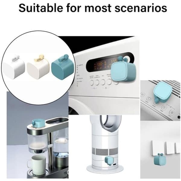 Fingerrobot - 1 Stykke - Plastik - Automatisk Klik - Smart Hjem - Blå