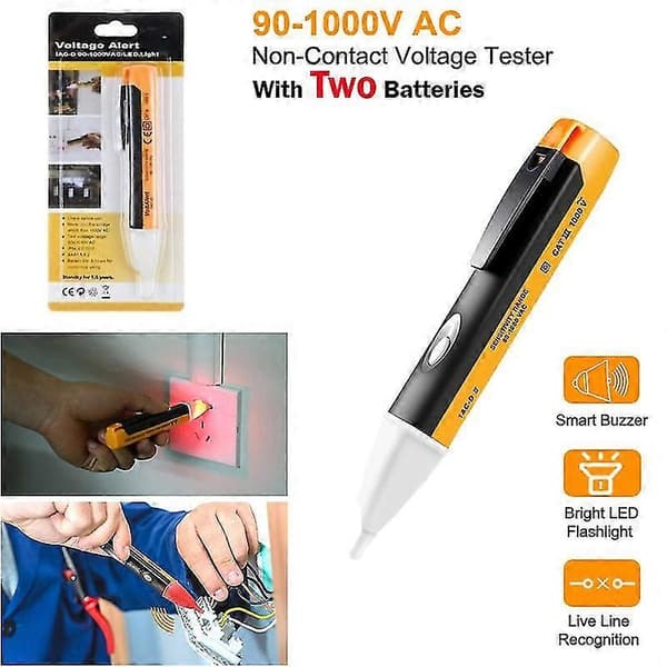Pen Berøringsfri AC Spændingsdetektor 90V-1000V -Yx