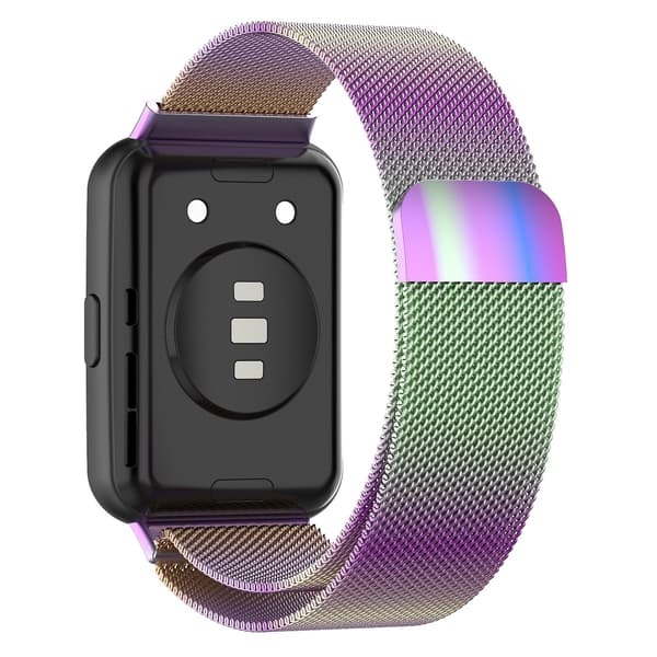 Til Huawei Watch Fit 2 rustfrit stål urrem Colorful