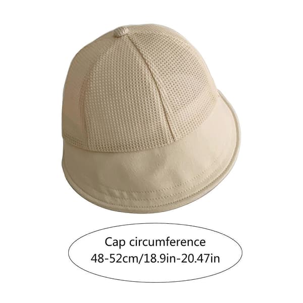 Kul Hullet Babyhatt Ensfarget Skyggelue Bredbrem Solbeskyttelse Hatt Gave til Reise Strender Camping Blå Blue