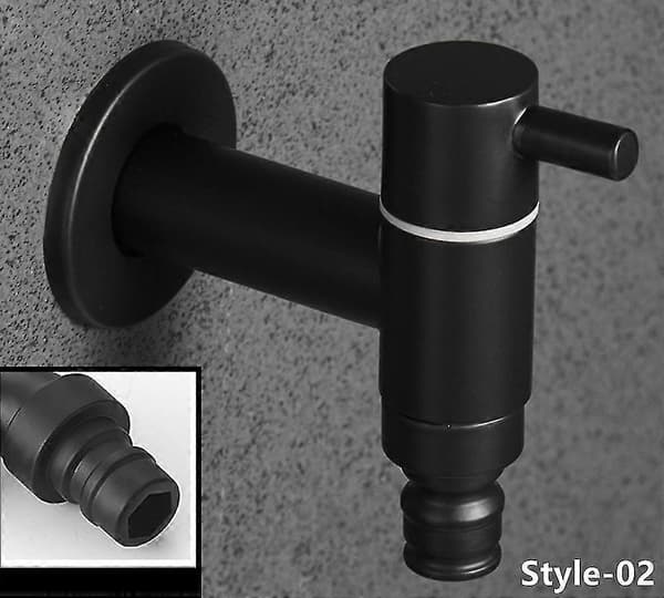 304 Rostfritt Stål Utomhus Trädgårdskran Vattenkran - 3 Stilar Style-01