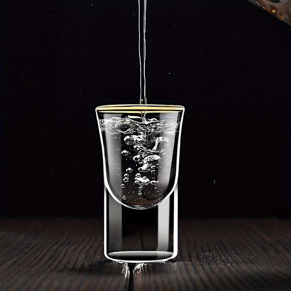 6 stk., 15 ml/0,5 oz Mini Shotsglas til Bar, Pub, Klub, Restaurant og Hjemmebrug - Perfekt til at Nyd dine Yndlingsdrinks