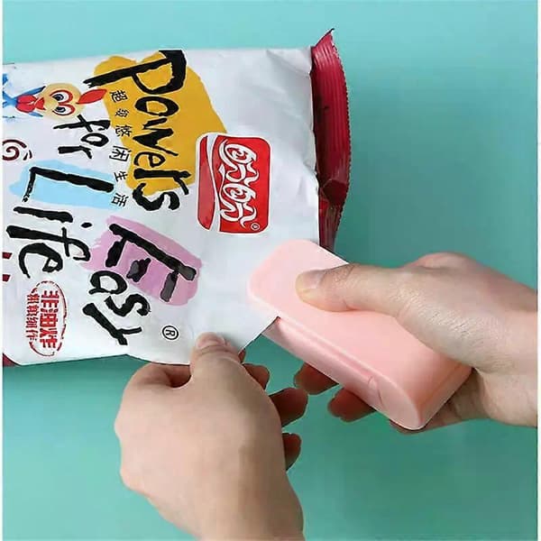 Mini Värmepåsförseglare Bärbar Plastpåsklämma Förseglingsmaskin Matförvaring Snackförsegling Köksredskap Tillbehör Blue