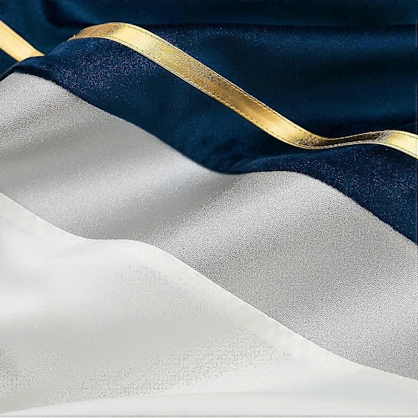 Laivastonsininen tyynynpäällinen X