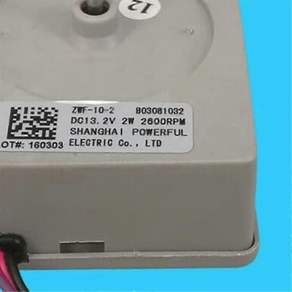 DC Motor Ventilator til Dobbeltdørs Køleskab Ventilator Motor ZWF-10-2 B03081032 DC13.2V 2W