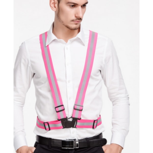 JULKLAPP Populära reflexband - reflexväst slitstark - rosa rosa