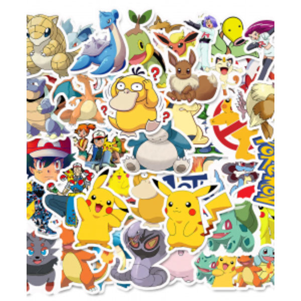 Populär Pokemon klistermärken / stickers - 50 pack