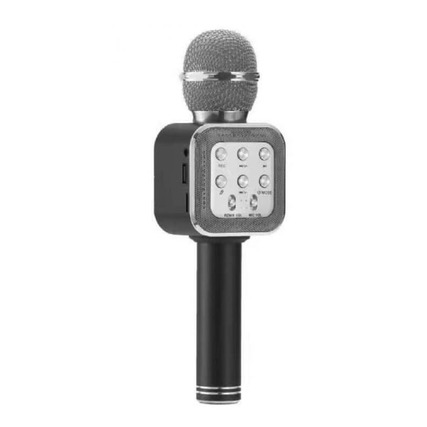 KTV portabel bluetooth karaoke mikrofon WS-1818 orginal - SILVER SILVER