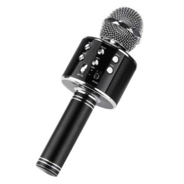 LAGERRENSNING ORGINAL WSTER - 5W högtalare bluetooth karaoke mikrofon - svart svart
