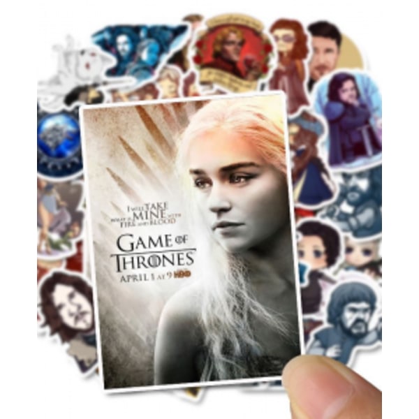 Game of Thrones klistermärken / stickers - 50 pack