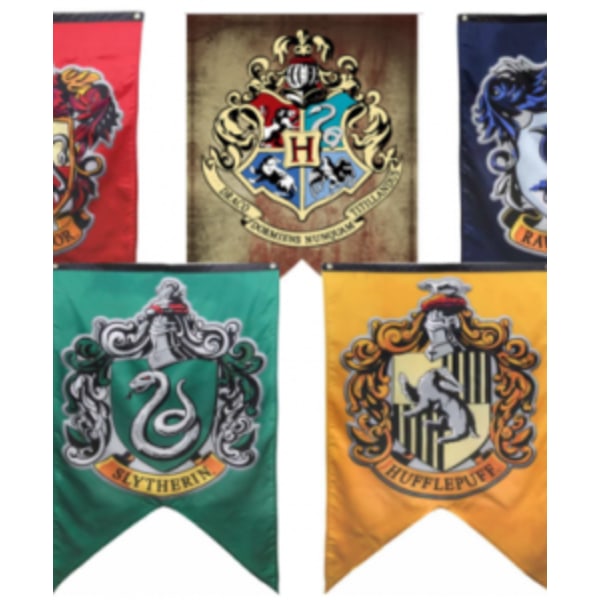 JULKLAPP Populära Harry Potter flagga 50*30 cm - Hogwarts Hogwarts