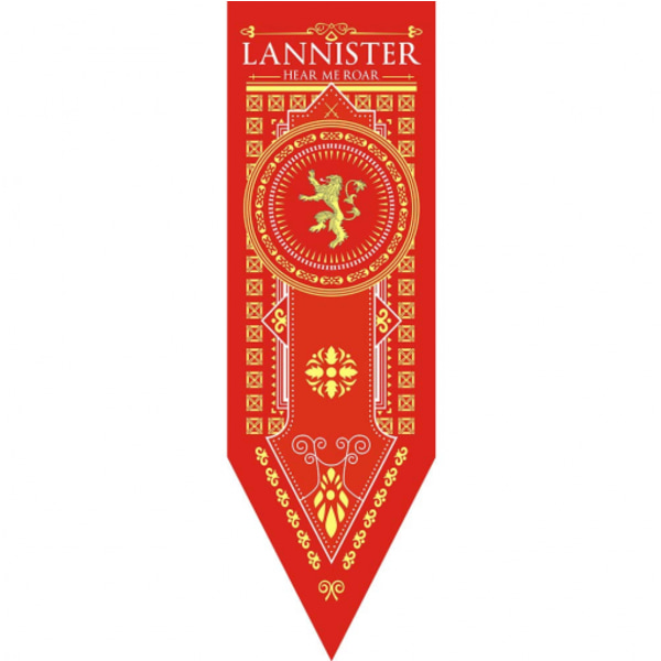 Game of thrones Flagga / vimpel / banner 152*45 cm - LANNISTER LANNISTER