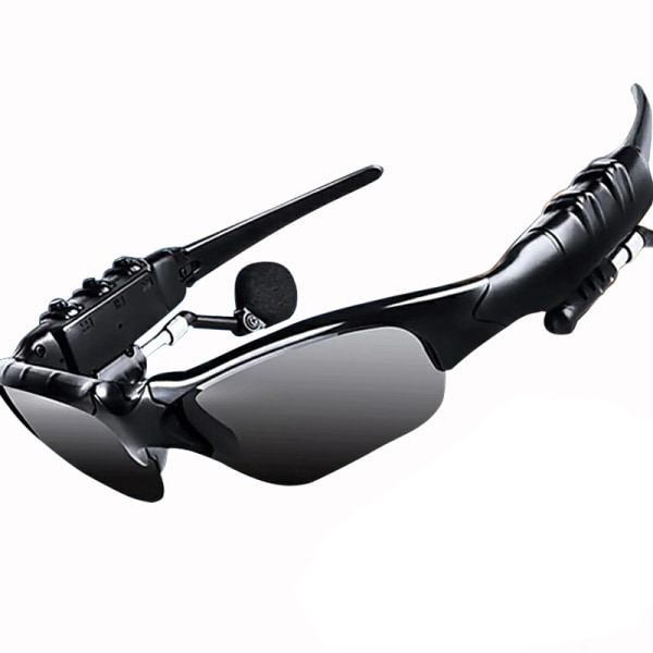 BLACK FRIDAY solglasögon inbyggda bluetooth hörlurar och mikrofon sportglasögon svart