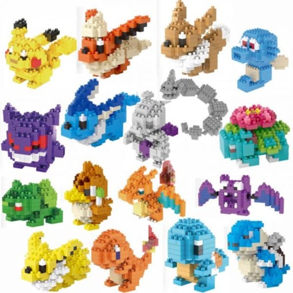 LAGERRENSNING 3D pyssel POKEMON - 25 st olika modeller - Eevee Eevee