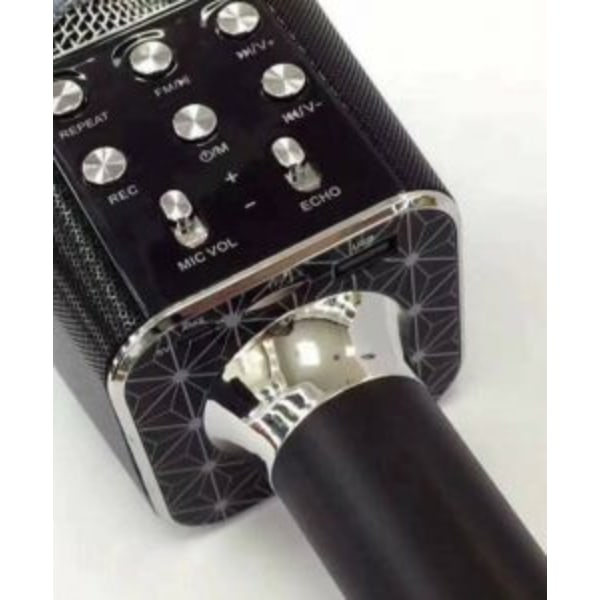 JULKLAPP Populära bluetooth mikrofon karaoke  högtalare -WS1688-orginal-ROSÉ rosé