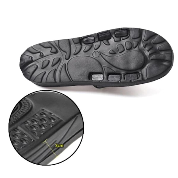 LAGERRENSNING Zonterapi tofflor - massage sandaler - fotvård - stl 42-43 42-43