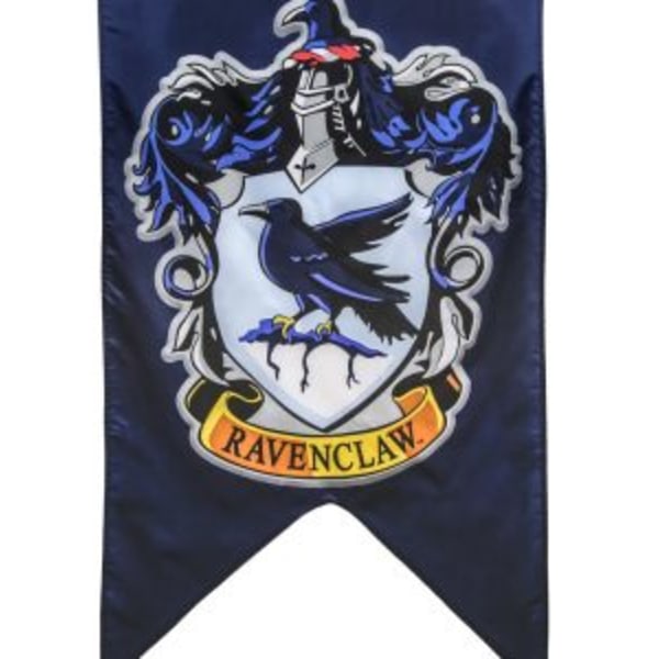 JULKLAPP Populära Harry Potter vimpel / flagga - stor 125 * 75 cm - Ravenclaw Ravenclaw