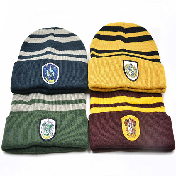 JULKLAPP Harry Potter mössa - stickad - Hufflepuff Hufflepuff