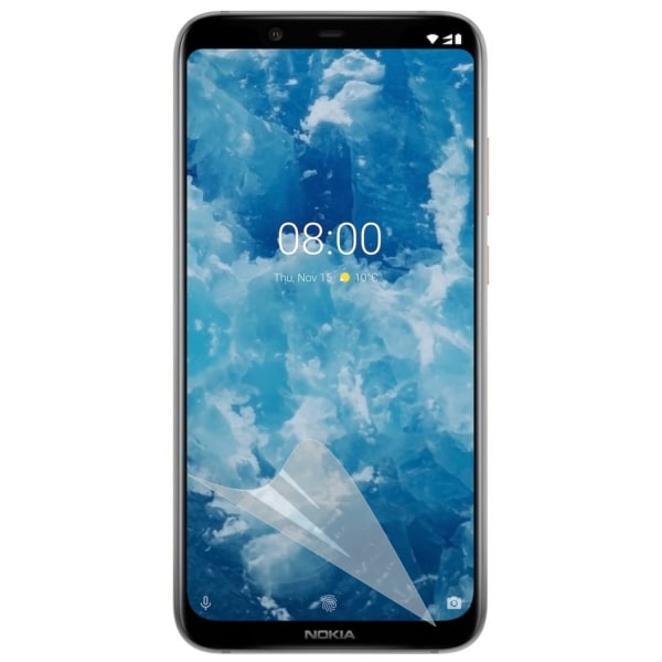 2 kpl Nokia 8.1 Näytönsuoja - Ultra Thin Transparent