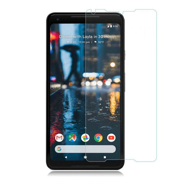 2-Pack Google Pixel 2 XL Härdat Glas Skärmskydd 0,3mm Transparent