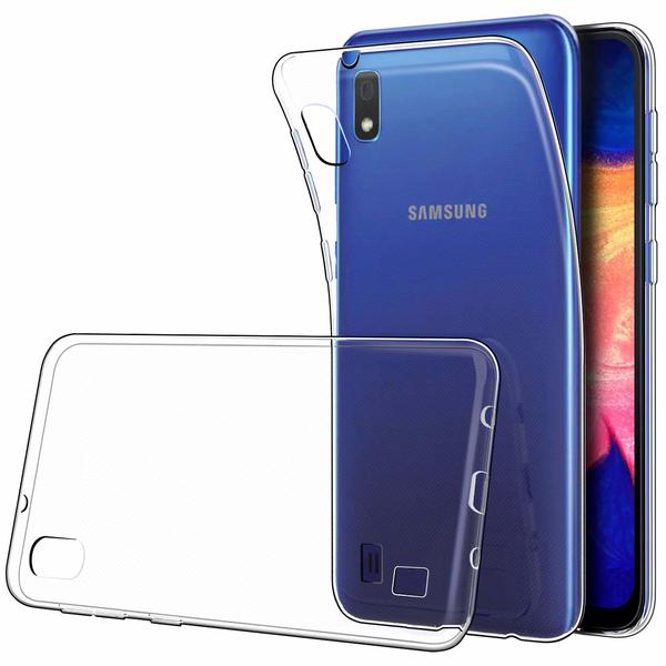 Samsung Galaxy A10 gennemsigtigt blødt TPU-cover Transparent
