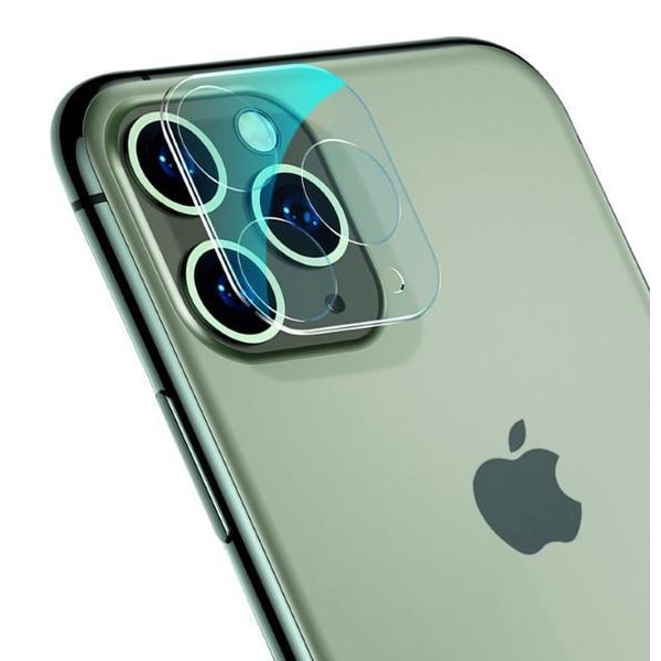 iPhone 11 Pro Max Kamera Linsskydd Härdat Glas 0,2mm Transparent