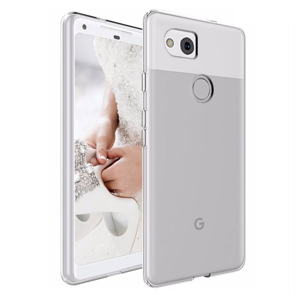 Google Pixel 2 XL Transparent Mjuk TPU Skal Transparent