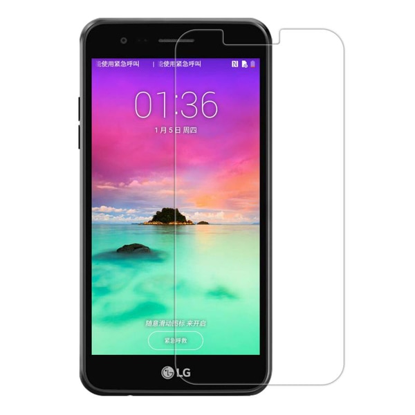LG K10 karkaistu lasi näytönsuoja 0,3mm Transparent