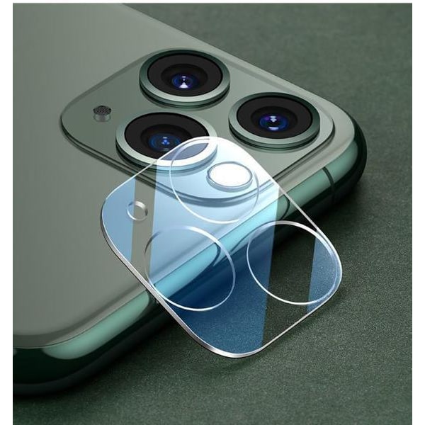 2-Pack iPhone 11 Pro Max Kamera Linsskydd Härdat Glas 0,2mm Transparent